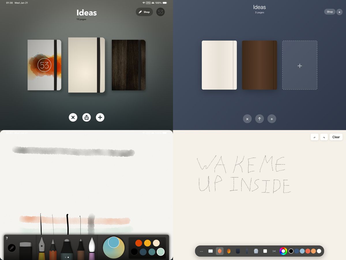 Spend all the tokens you want, trying to make something unique like Paper by FiftyThree with AI tools will just end up looking normal and uninspired.